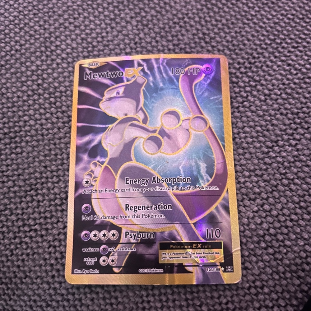 Mewtwo EX. Rare card!